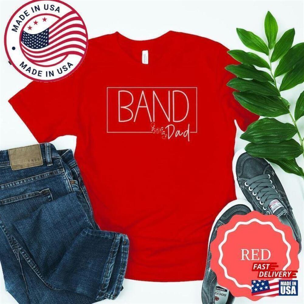 Band Dad Funny Music Parent Graphic Unisex T-Shirt